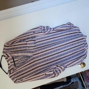 Lush 3/4 sleeve southwestern tunic